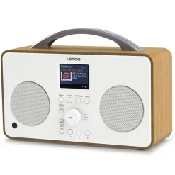 Lenco ladattava matkaradio PIR-645 valkoinen