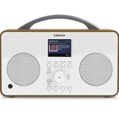 Lenco ladattava matkaradio PIR-645 valkoinen