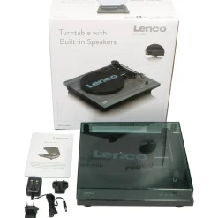 Lenco vinyylilevysoitin LS-10 musta