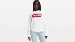 Levi's collegepaita Everyday Crew Batwing White