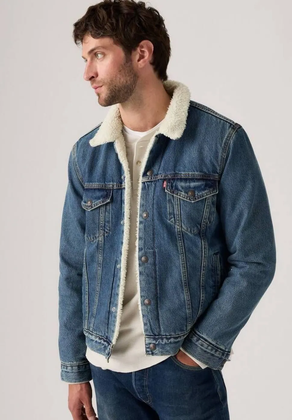 Levi's farkkutakki 0292 Type 3 Sherpa Trucker