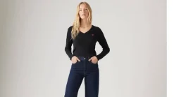 Levi's t-paita Essential HM LS Vneck Tee