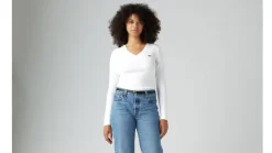 Levi's t-paita Essential HM LS Vneck Tee