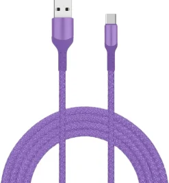 Livia latausjohto USB-C, 2 m lila