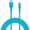 Livia latausjohto USB-micro USB, 2 m turkoosi