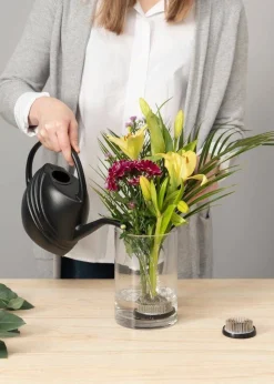 4Living maljakko sylinteri 12x18 cm kirkas