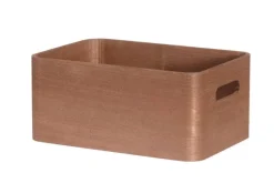 4Living puulaatikko kannella 30x21x13 cm ruskea