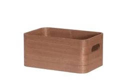 4Living puulaatikko kannella 25x17x11 cm ruskea