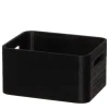 4Living puulaatikko 23x18x12 cm musta