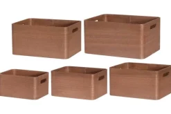 4Living puulaatikko 32x24x16,5 cm ruskea