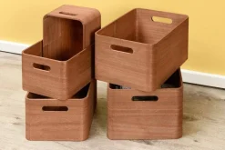 4Living puulaatikko 32x24x16,5 cm ruskea