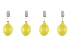 4Living pöytäliinan tuulipaino sitruuna 4 kpl