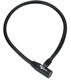 Locksmith vaijerilukko Newsnake 600x8 mm musta