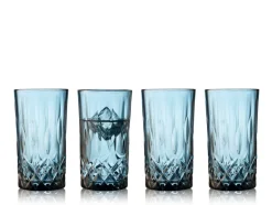 Lyngby lasi Highball Sorrento 38 cl 4 kpl/pkt Blue