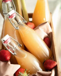 Marjukka lasipullo patenttikorkilla 1 l