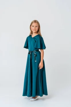 Mingnelin mekko 5026 B 037 Tummanvihreä