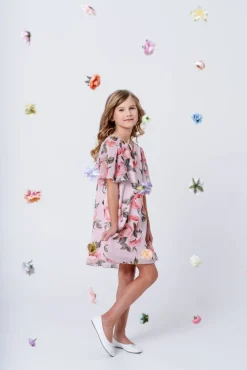 Mingnelin mekko 2579 Ruusu