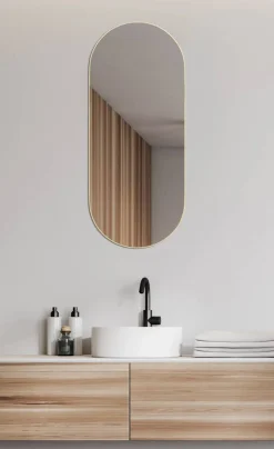 Mirrors and More peili Josephine 30 x 70 cm kulta