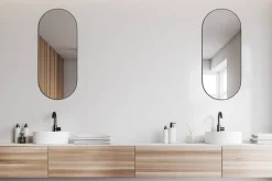 Mirrors and More peili Josephine 30 x 70 cm musta