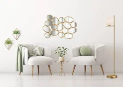 Mirrors and More peili Maddy 90 x 61 cm kulta