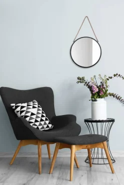 Mirrors and More peili Taira Ø40 cm musta narulla