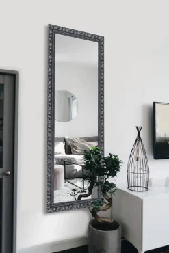 Mirrors and More peili Tanja 50 x 150 cm musta/hopea