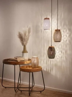 Mirrors and More pöytä Jette Ø66 cm musta/puu