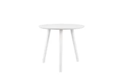 Mirrors and More sarjapöytä Vilana Ø50 cm + Ø45 cm valkoinen