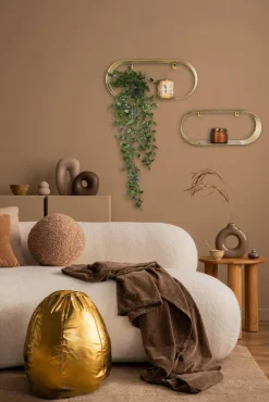 Mirrors and More seinähyllysetti Joyce 2-pack kulta