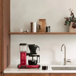 Moccamaster kahvinkeitin Optio metallinpunainen