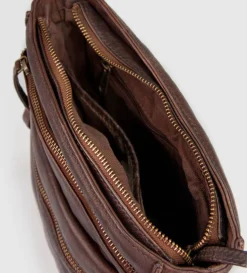 Montana laukku Alpha Crossbody Brown