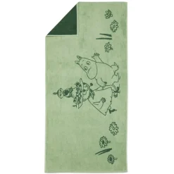 Moomin Arabia kylpypyyhe 70x140 cm Sydänystävät GOTS
