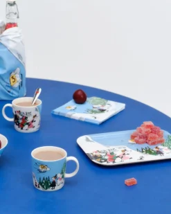 Moomin Arabia Sesonki tarjotin 27x20 cm Mäkihyppy