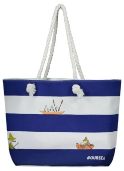 Moomin olkalaukku raidallinen