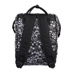 Moomin reppu Samu Esikko mustavalkoinen