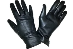 Mutka nahkakäsineet tikkauksilla