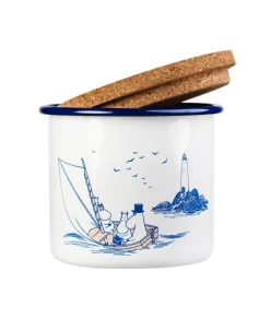 Muumi emalipurkki korkkikannella Sailors 1,3 L
