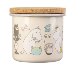 Muumi emalipurkki korkkikannella Bon Appétit 1,3 L