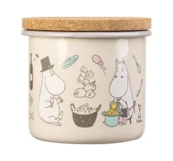 Muumi emalipurkki korkkikannella Bon Appétit 1,3 L