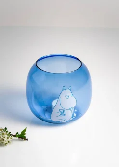 Muurla Muumi kynttilälyhty Muumipeikko sininen 9,5 cm