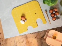 Muurla norsu Chop&Serve -lauta L keltainen