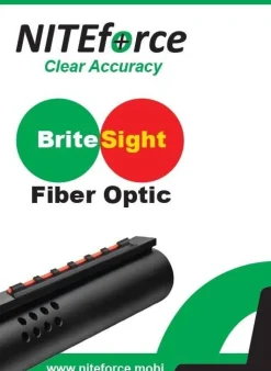 NITEforce valokuitutähtäin 69 mm BriteSight punainen