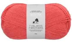 Novita 7 Veljestä lanka 100 g 290 mandariini