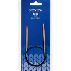 Novita pyöröpuikot 40 cm koivu 3.5