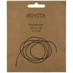 Novita silmukkakaapelit 120 cm, 4 kpl, 4.5-8.0 mm puikoille