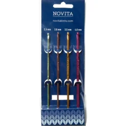 Novita Virkkuukoukkusetti Novita värikäs 4 kpl