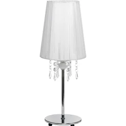 Nowodvorski Modena pöytävalaisin valkoinen/kromi 41 cm