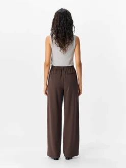 Object housut Objlisa Wide Seal Brown