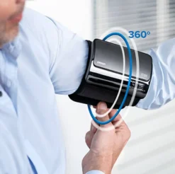 Omron täysautomaattinen johdoton verenpainemittari Evolv mus