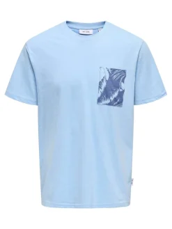 Only & Sons t-paita Onsperry Life Reg Leaf